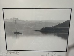 Giles Norman – original, signed print (Dublin Kinsale Harbor 1984) with frame