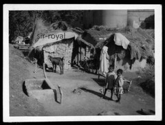 Lahore in Pakistan 1959 – Cabins Dwellings Slum – 1950s – Photo 9x7cm