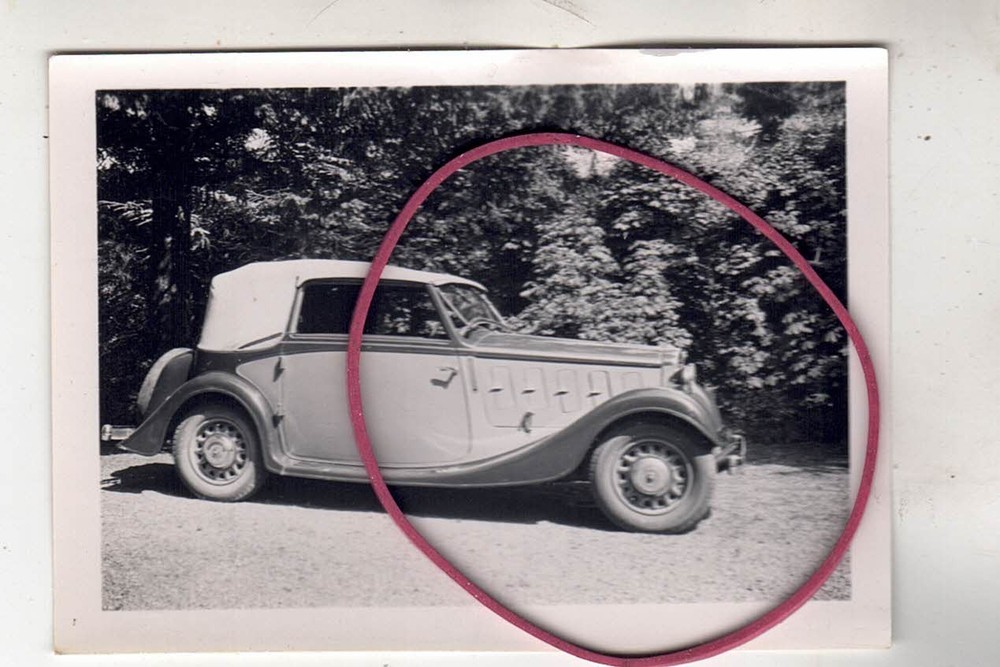 Photo Photo Car Automobiles Renault Vivasport Cabriolet De 1934