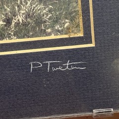 Paul Tweten Photography Mt Hood 1986 9×18 Matte Glass Framed Wall Hanging Signed