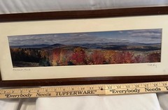 Photographic Landscape 180• View Rangely Maine By Scott Perry Signed Framed