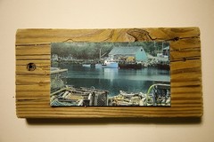 Driftwood Mounted Seascape – Northwest Cove Harbor, Nova Scotia