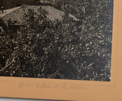 Vintage 1977 Fine Art Photo Print, Valtesiniko, Greece, 14″ x 18″, Mounted