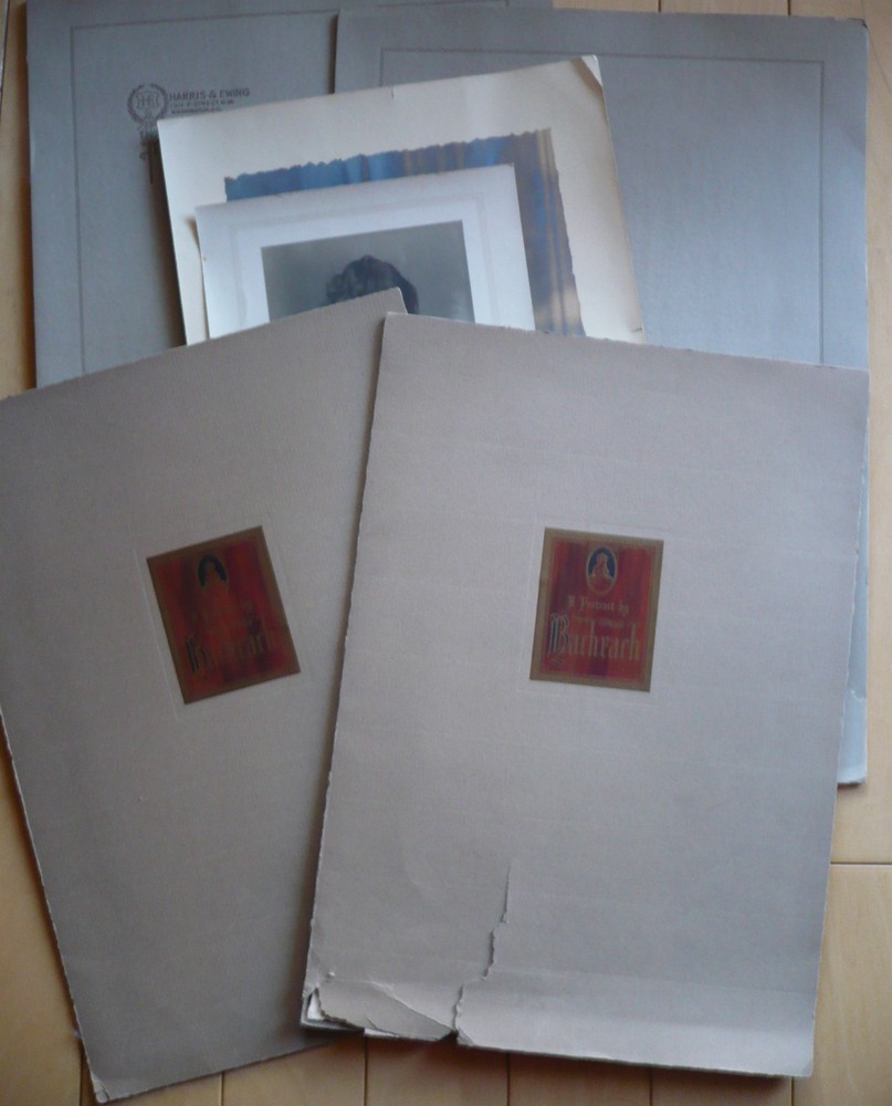 RARE GROUP OF SIGNED PHOTOGRAPHS, ANTIQUE OLD, BACHRACH, 2 large Photos + MORE$