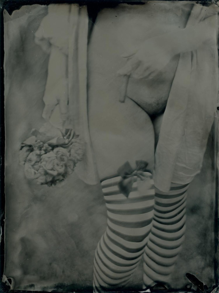 Original ART Nude COLLODION WETPLATE 18x24cm (8×10″) 017