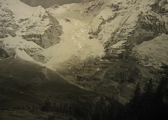 Antique c1900 GEBRUDER WEHRLI AG SWISS ALPS Mountain Landscape PHOTOGRAPH