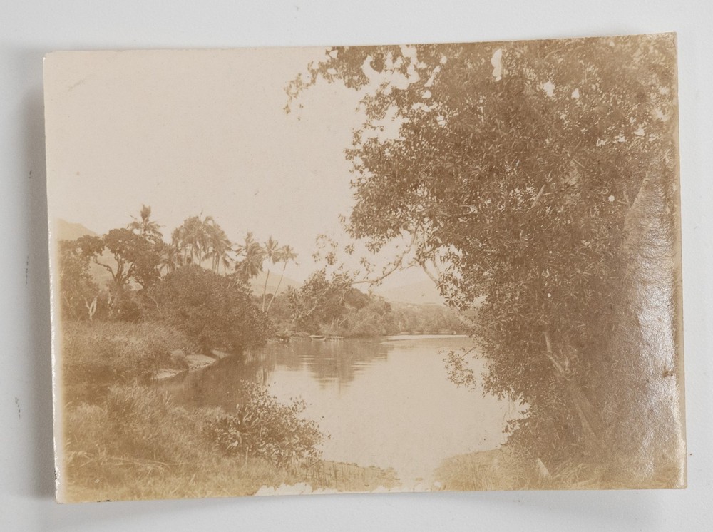 Citrate Drawing New Caledonia Kanak Landscape SNAP SHOT 1900