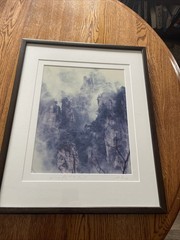 (Two) Keith Guo Ji Liang Framed Photograph, Mt. Tian Zi And San Qing, Signed