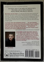 Muscle Boys: Gay Gym Culture by Erick Alvarez (Paperback or Softback)