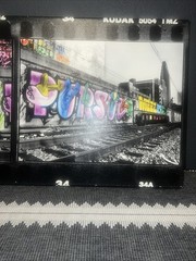 NEW Signed Bruce Reinfeld Analog Style Photography 36 X 12in Collectors Piece!