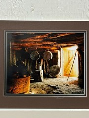 Michael L Sherrill Signed Navajo Hogan Photograph Double Matted 14×11 Print