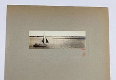 Signed Rudolf EICKEMEYER Sailboat Seascape, 1921 Silver Print Photo