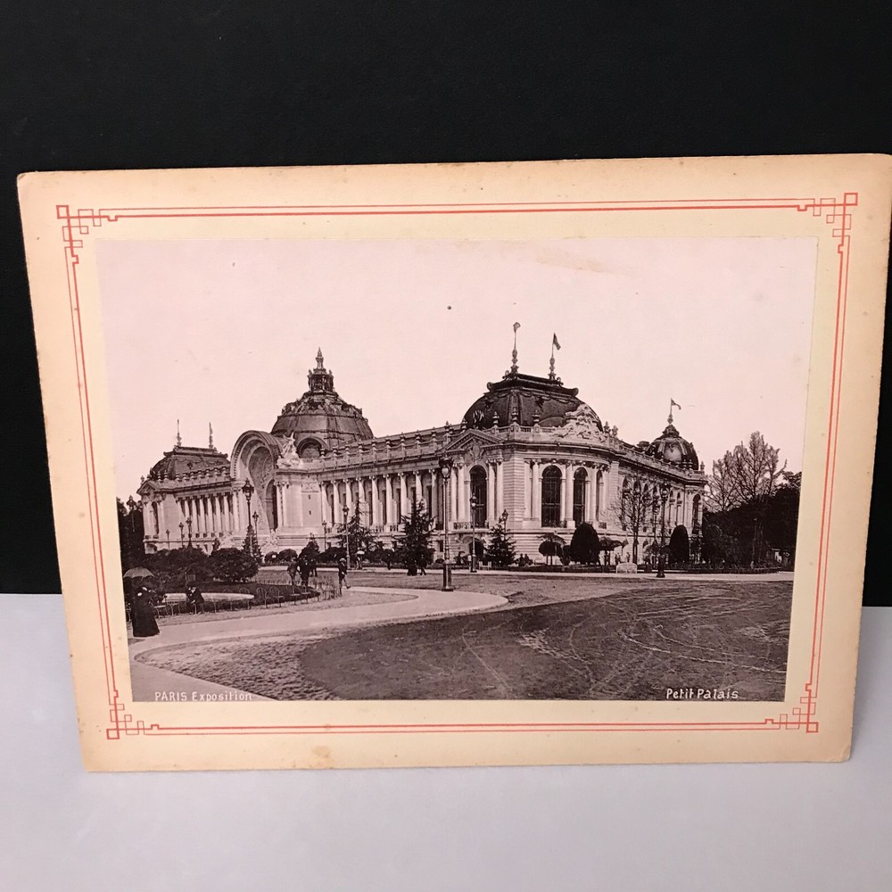 France PARIS Photo EXPOSITION UNIVERSELLE 1900 LE PETIT PALAIS vintage antique μ