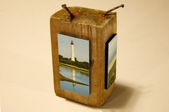 Driftwood Mounted Seascape – Cape May, New Jersey Lighthouse