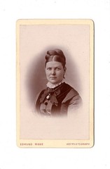 CDV photo lady portrait/woman-Norderney/Bad Ems +++ 1880s