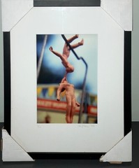 “TRAPEZE” (2004) #3 of 10 / Alan J. Adler Toy Art Photo w/Wood Frame + COA!