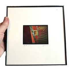 Photo Art Jim Nilsen Photography Framed Matted Mexico Signed Minimalist Colorful