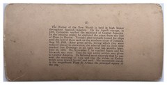 Guatemala Monument To Christopher Columbus C1900 Stereo Photo Vintage