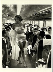 Fashion Show On A Train 1949 Art Photo Print Card By Dan Weiner Fotofolio 4”x6”