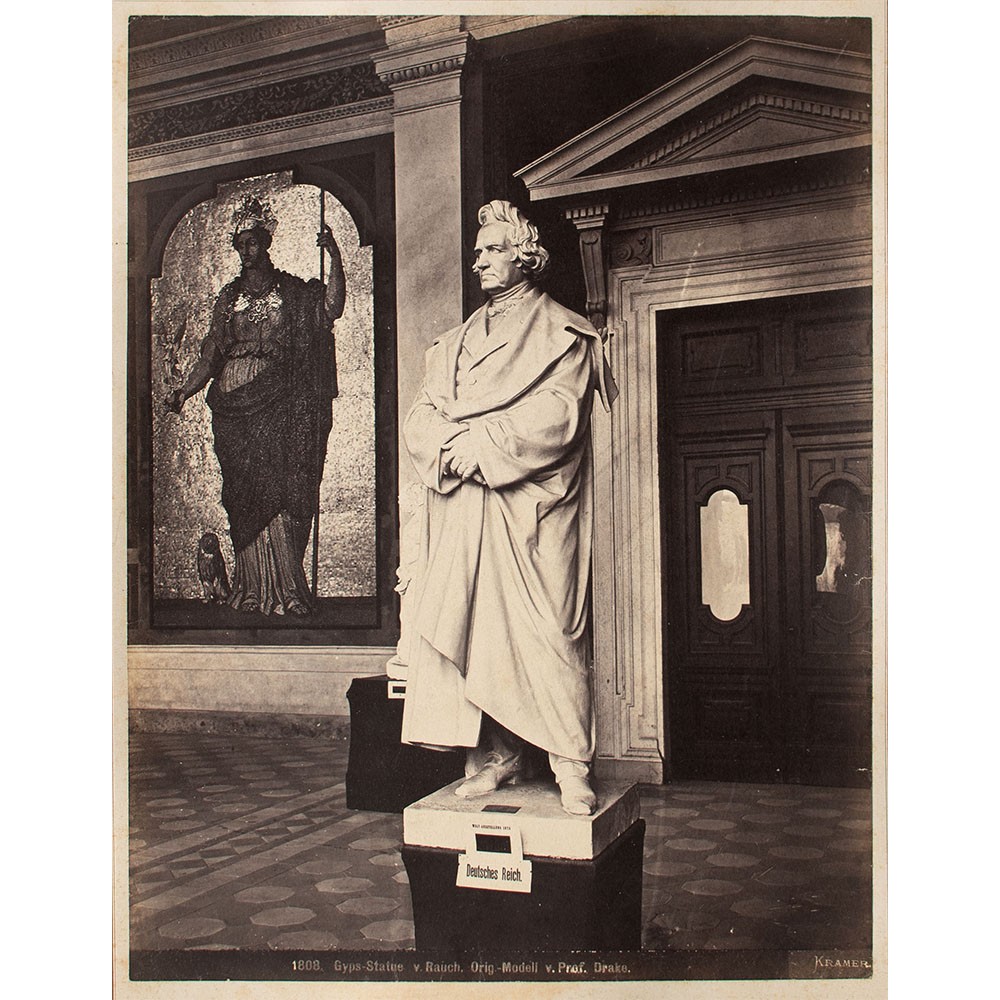 Oscar Kramer album print Christian Daniel Rauch Vienna World’s Fair 1873