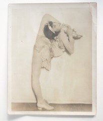 1920s Female Contortionist Photograph 8X10 Circus Freak Sideshow Kansas Hixon