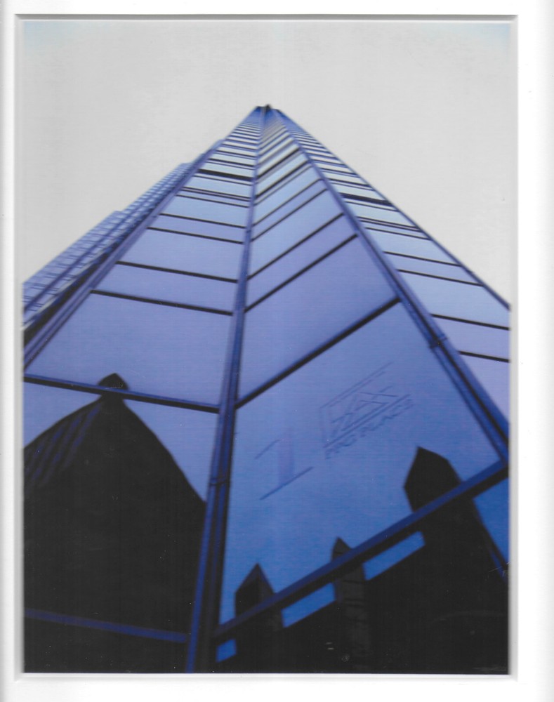 2004 Mark Panza Photo, matted “1 PPG Place”; 11″ X 14″, Pittsburgh Pennsylvania