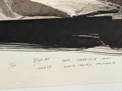 Dick Arentz, From Zabriskie Point, Death Valley, Palladium / Platinum Print