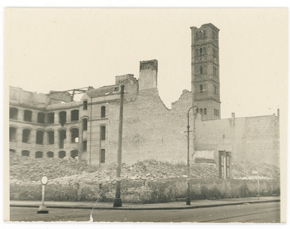 Berlin Kreuzberg Oranienstr. Kommandantenstr. Ruin End of War Vintage 1951