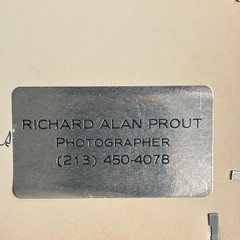 Signed Limited Edition Moody Photograph Chair By The Window Richard Alan Prout