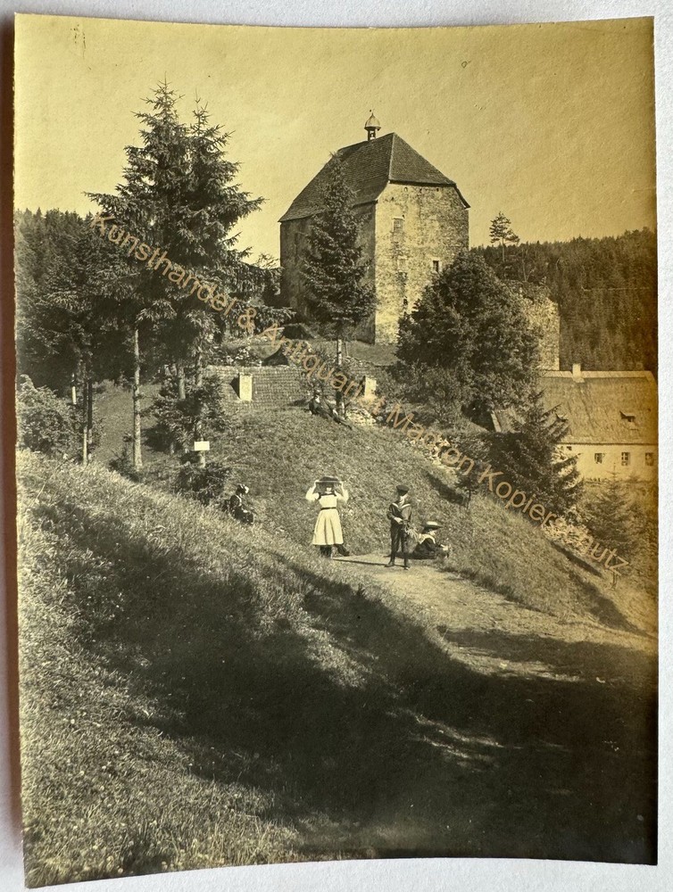 orig. Photo Amt Stein Bad Berneck Fichtelgebirge Bayreuth 1902