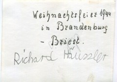 K4933 Foto Schauspieler und Regisseur Richard Häussler Briest 1944