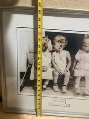 Baldwin Bruwell’s 1957 Black & White Children Photograph “Il Bacio” “The Kiss”