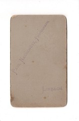 CDV Photo Lady Portrait / Fine Lady – Limbach 1880s