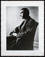 Man Ray Artist Portrait Marcel Duchamp Pen Art Print Photograph 1916/1991