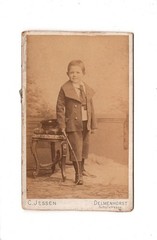 CDV Photo Cute Little Boy – Delmenhorst around 1890