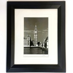 Jesse Kalisher Signed Big Ben Black White Photograph Framed Signed #2101