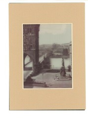City Of Prague Czech Republic Bohemia 3-d Photo Reprint Stereographic Arts 5×7