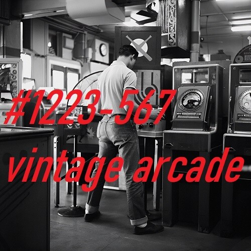 VINTAGE MALE PORTRAIT #1223-567 -arcade 1955 -free shipping in usa