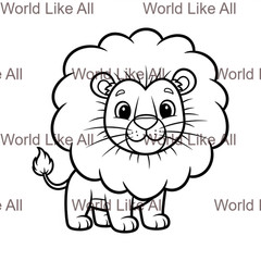 30 Kids Animal Coloring Pages Printable Bundle | Digital Download | Cute Zoo