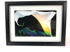 CALLA LILY 4×6 ” MATTED AND FRAMED PHOTO PRINT, READY TO HANG