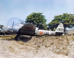 WW2 Colorized Nakajima Ki-43 II Otsu Hayabusa (Oscar) 248 Sentai in PNG 1944