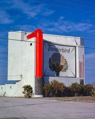 8×10 Vintage Thunderbird Drive-in Theater, Corpus Christi, TX. Free Shipping!!