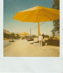 Christo The Umbrellas 1991 Tejon Pass CA Polaroid Photo Lot + Project Cover
