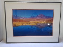 “Marsh at 15,000′ – Chile” – Framed Landscape Photograph by Gary Carlson