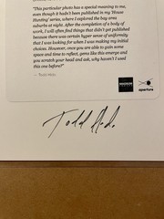 TODD HIDO HOUSE HUNTING 6″ x 6″ MAGNUM PRINT LTD SIGNED MINT
