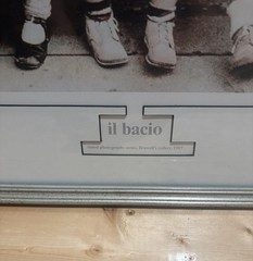 Baldwin Bruwell’s 1957 Black & White Children Photograph “Il Bacio” “The Kiss”