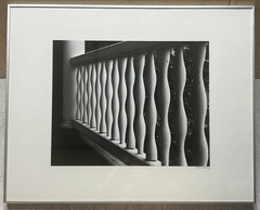 Original 1975 HOWARD BOND ‘Porch Railing’ ABSTRACT Modernist SIGNED Photograph