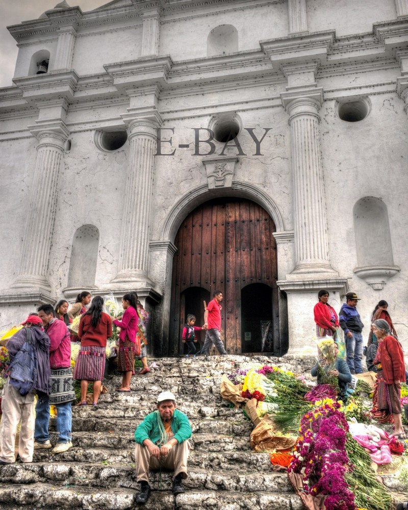 16X20 CURCH OF “SANTO TOMAS” GUATEMALA, Guatemalan