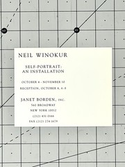NEIL WINOKUR (b. 1945) Art Announcement Card 1990 – Self-Portrait
