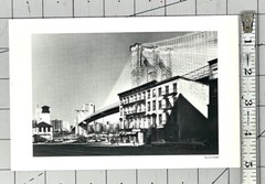 Lot Of 3 Alfred Eisenstaedt’s Brooklyn Bridge Life Portfolio Prints